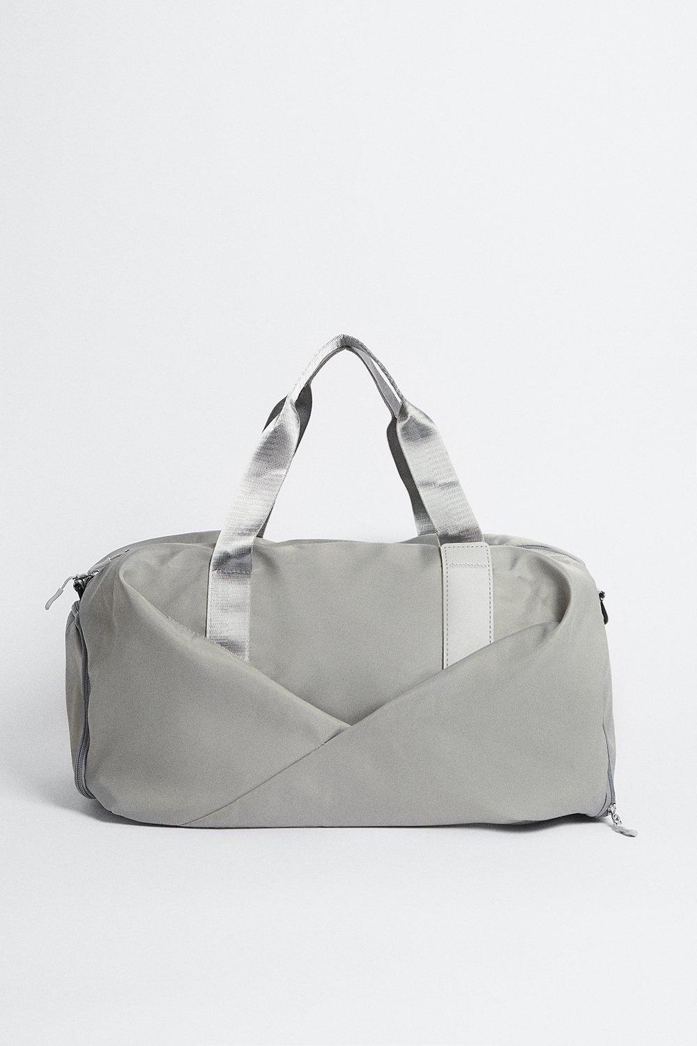 grey cross over bag